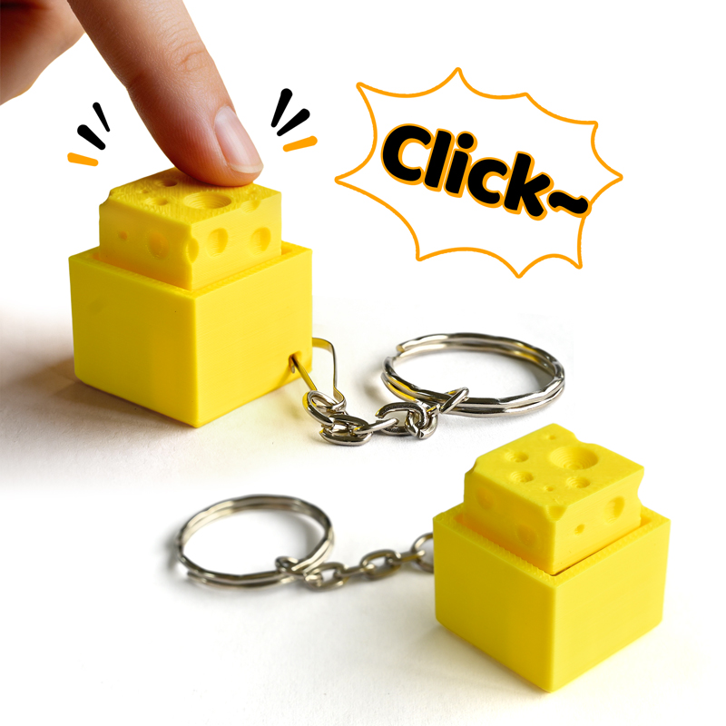 3D Printing Yourself - พวงกุญแจ 3 มิติ รูปทรงคีย์บอร์ด ของเล่นคลายเครียด บรรเทาความวิตกกังวล