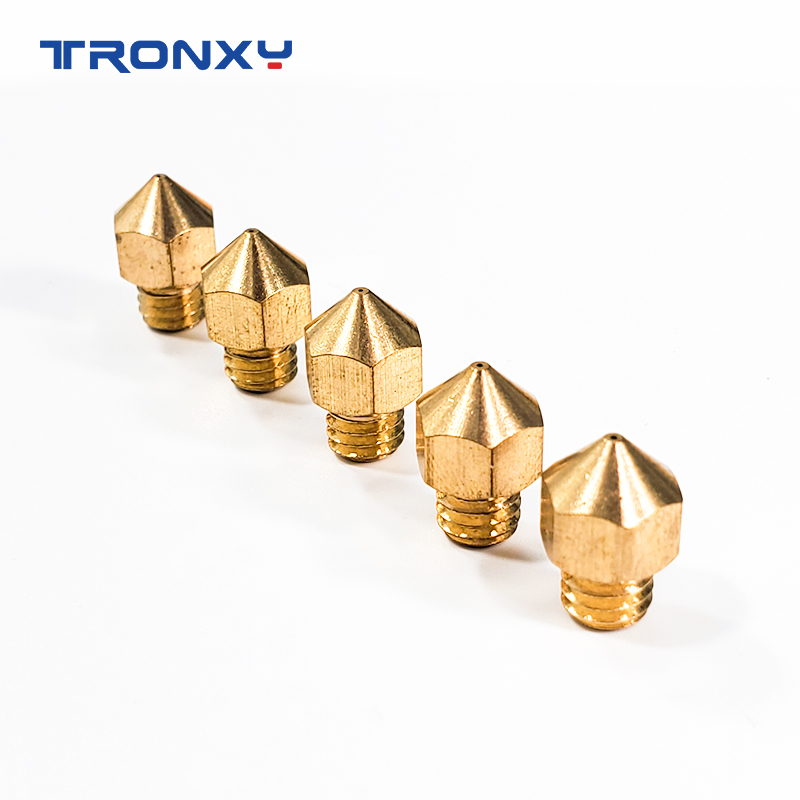 3D Printer Nozzle Brass - 5Pcs Tronxy MK8หัวฉีด0.4มม.J-Head หัวฉีดสำหรับ1.75Mm Filament ทองเหลืองทองแดงหัวฉีด3D