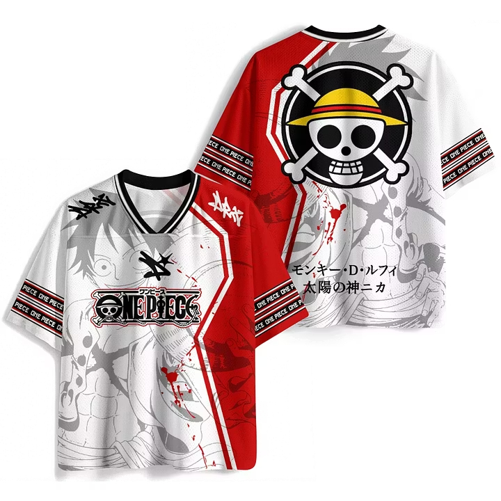 3D Printing One Piece - เสื้อฟุตบอลลายลูฟี่จากอนิเมะญี่ปุ่น One Piece พิมพ์ลาย 3 มิติ