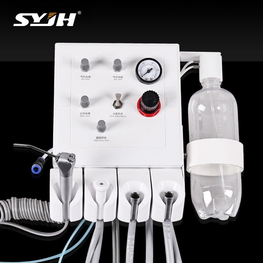 Resin Curing Station - ชุดเครื่องมือทันตกรรมติดผนัง SYJH พร้อมหัวฉีดลมแบบ 3 ทาง สำหรับฟอกสีฟัน