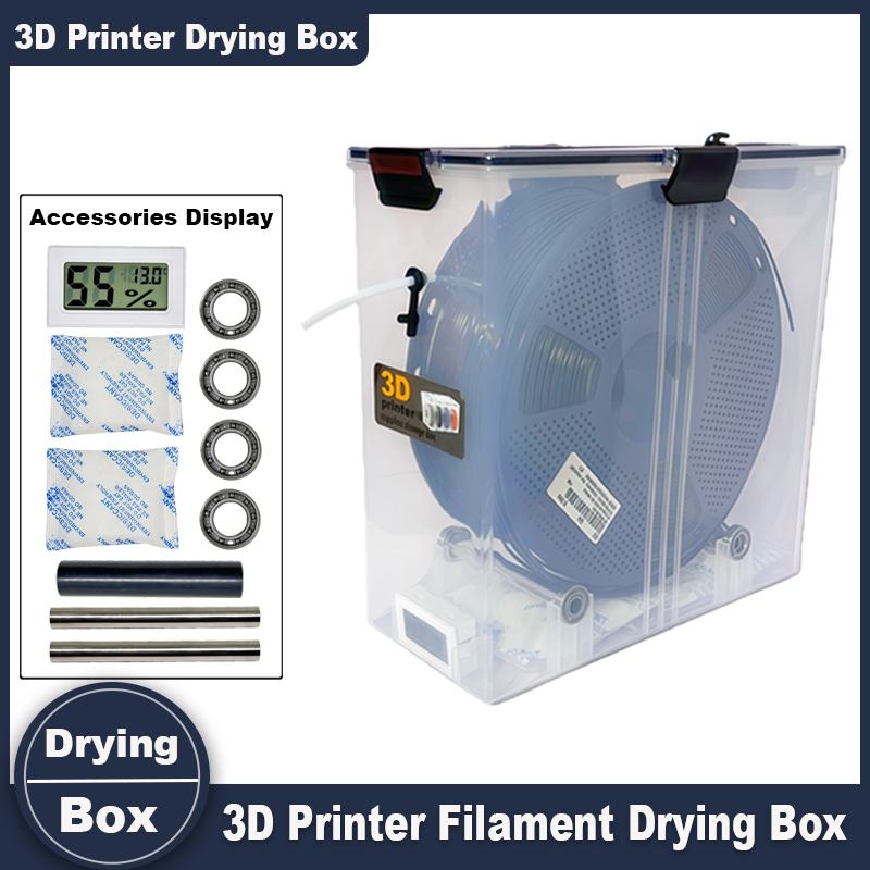 3D Printing Link - กล่องเก็บเส้นพลาสติกสำหรับเครื่องพิมพ์ 3 มิติ – ภาชนะปิดผนึกสุญญากาศสำหรับม้วนเส้นพลาสติกขนาด 1