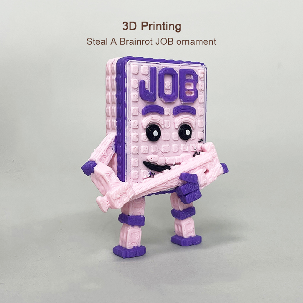 3D Printing Jobs - ขโมยงานที่ไร้สาระ, งานพิมพ์ 3 มิติขโมยของตกแต่งที่ไร้สาระ