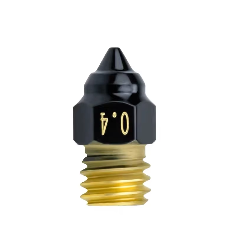 3D Printer Nozzle Brass - หัวฉีดทองเหลือง MK8 ความเร็วสูง ไหลแรง เคลือบ PTFE