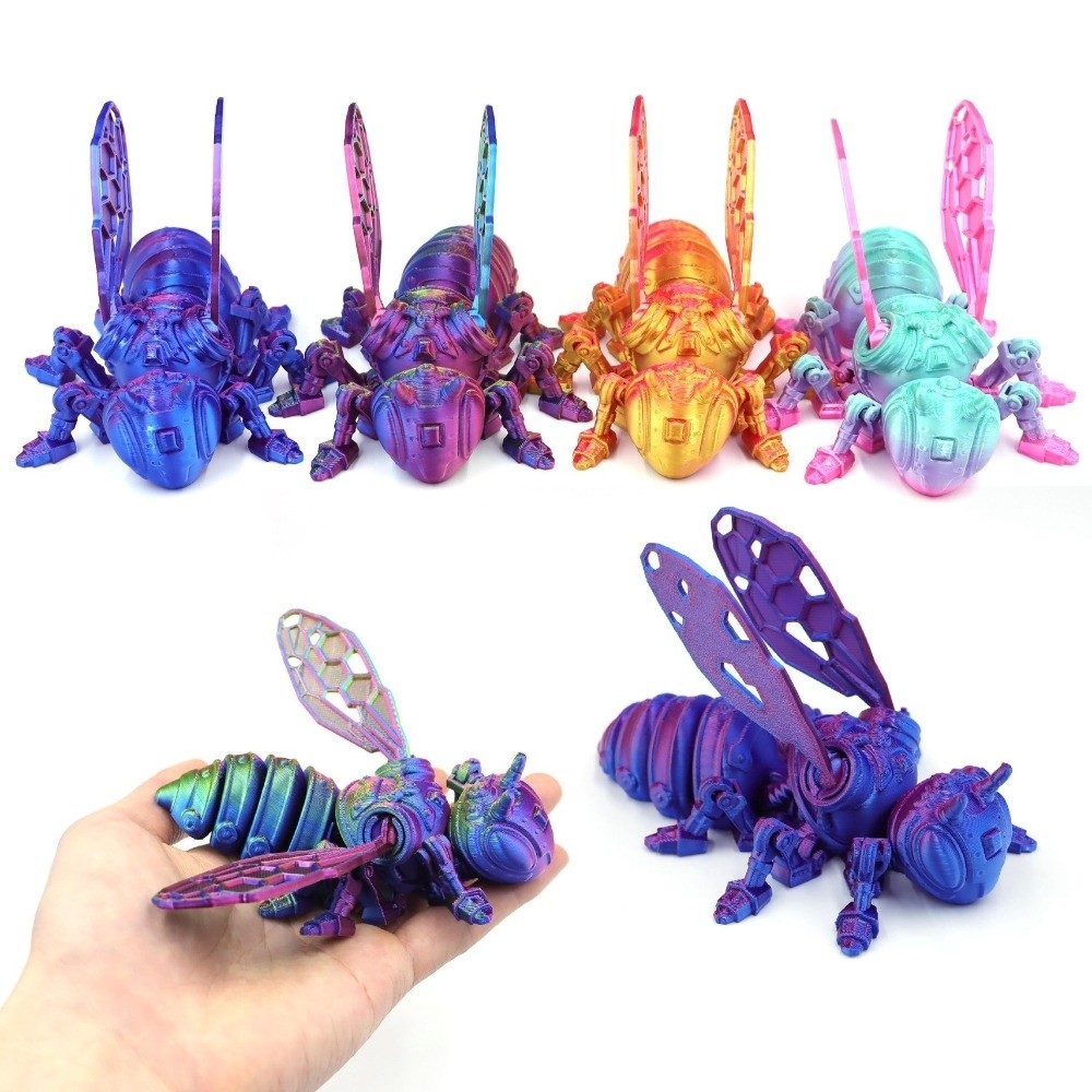 3D Printing Joint - โมเดลผึ้งพิมพ์ 3 มิติ ข้อต่อขยับได้ ข้อต่อปีก ผึ้งกลไกทำมือ