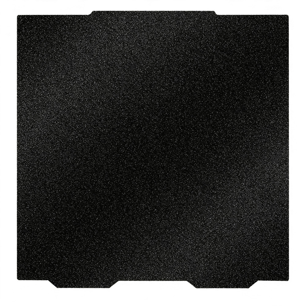 3D Printer Bed Spring - แผ่นพิมพ์ PEI สีดำแบบมีลาย ขนาด 305x321 มม.
