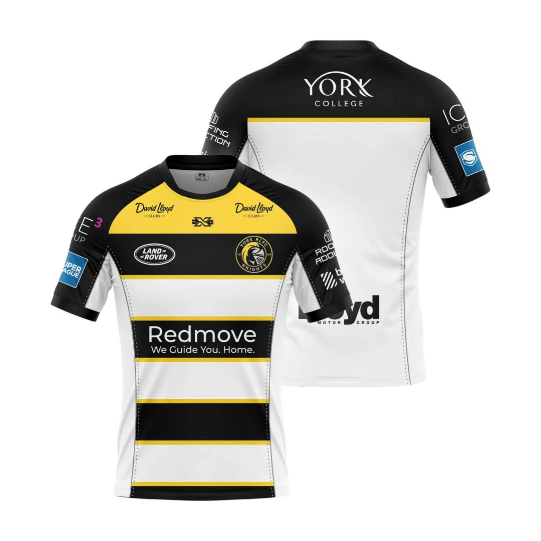 3D Printing York - 2026 เสื้อแฟนรักบี้ ยอร์ค ไนท์ส 3D พิมพ์ลายเสื้อยืดกีฬาสำหรับเด็กผู้ใหญ่ครอบครัวฤดูร้อนระบายอากาศได้ดี