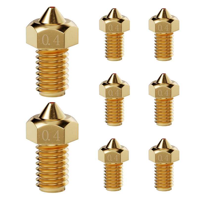 หัวฉีดทองเหลืองขนาด 0.4 มม. สำ - 3D Printer Nozzle Brass บทวิจารณ์และราคา