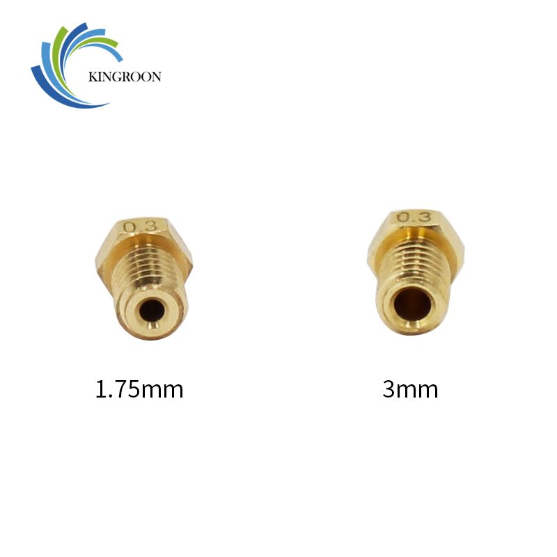 5ชิ้น/ล็อตV5 V6หัวฉีด0.2 0.25  - 3D Printer Nozzle Brass บทวิจารณ์และราคา