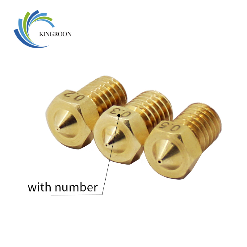 5ชิ้น/ล็อตV5 V6หัวฉีด0.2 0.25  - 3D Printer Nozzle Brass บทวิจารณ์และราคา
