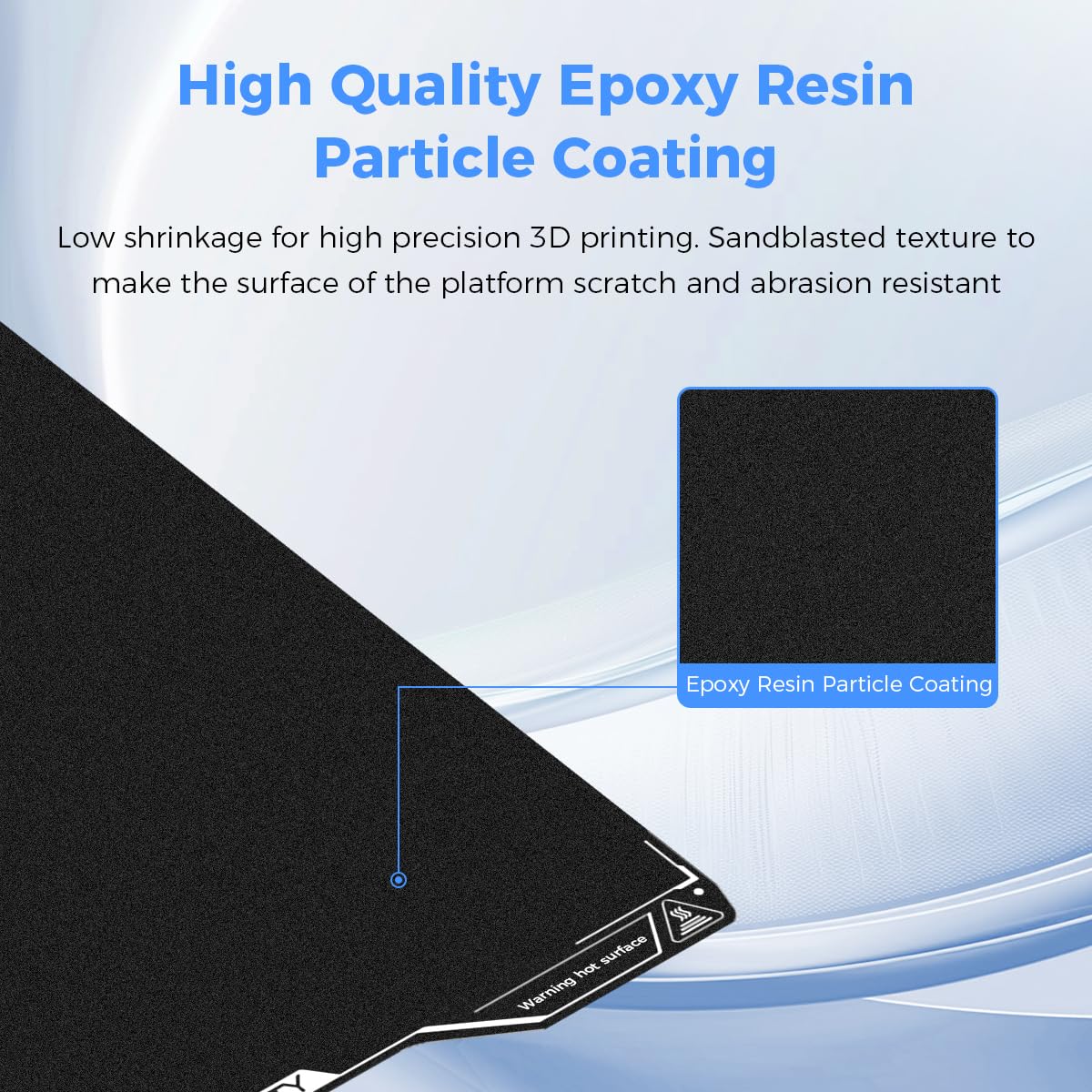 แผ่นรองพิมพ์ Creality Hi Epoxy - 3D Printer Bed Spring บทวิจารณ์และราคา