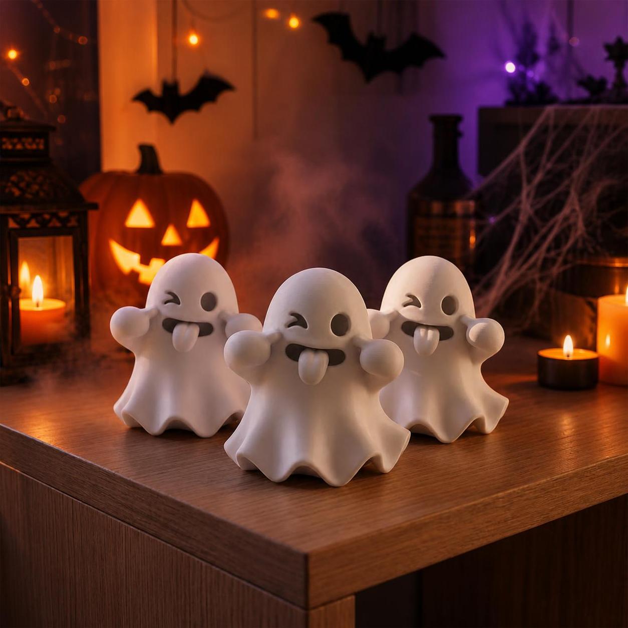 รูปปั้นผีฮาโลวีนสุดขี้เล่น พร้ - 3D Printing Ghosting บทวิจารณ์และราคา