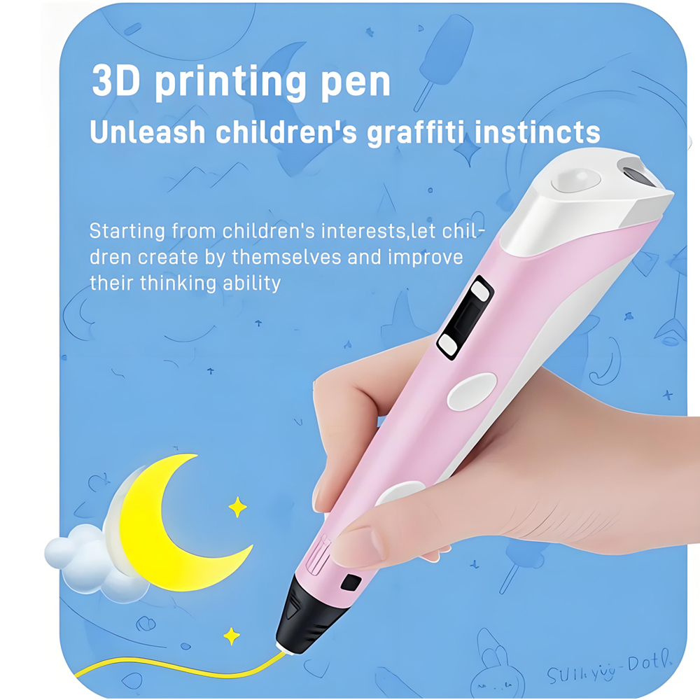 ปากกา 3 มิติ พร้อมหน้าจอ LCD ใ - 3D Printing Link บทวิจารณ์และราคา