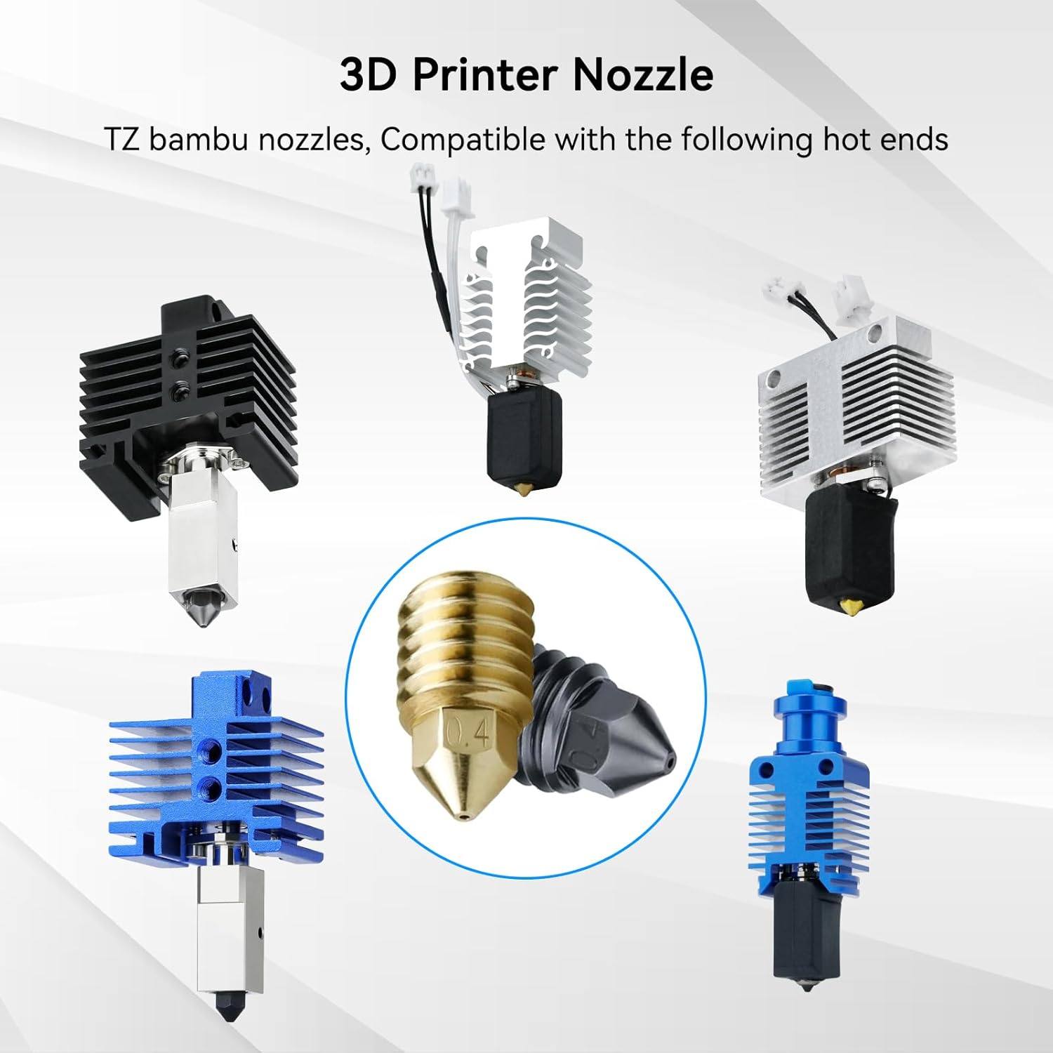 สูงเหล็กชุบแข็งหัวฉีดทองเหลือง - 3D Printer Nozzle Brass บทวิจารณ์และราคา
