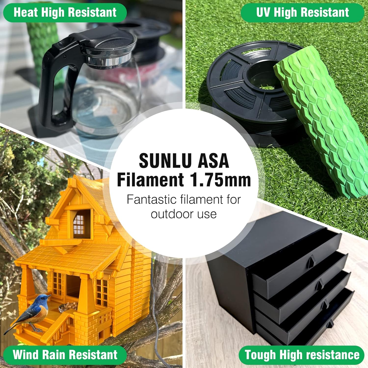 SUNLU 1KG ASA Filament 1.75 มม - Asa Filament Outdoor บทวิจารณ์และราคา