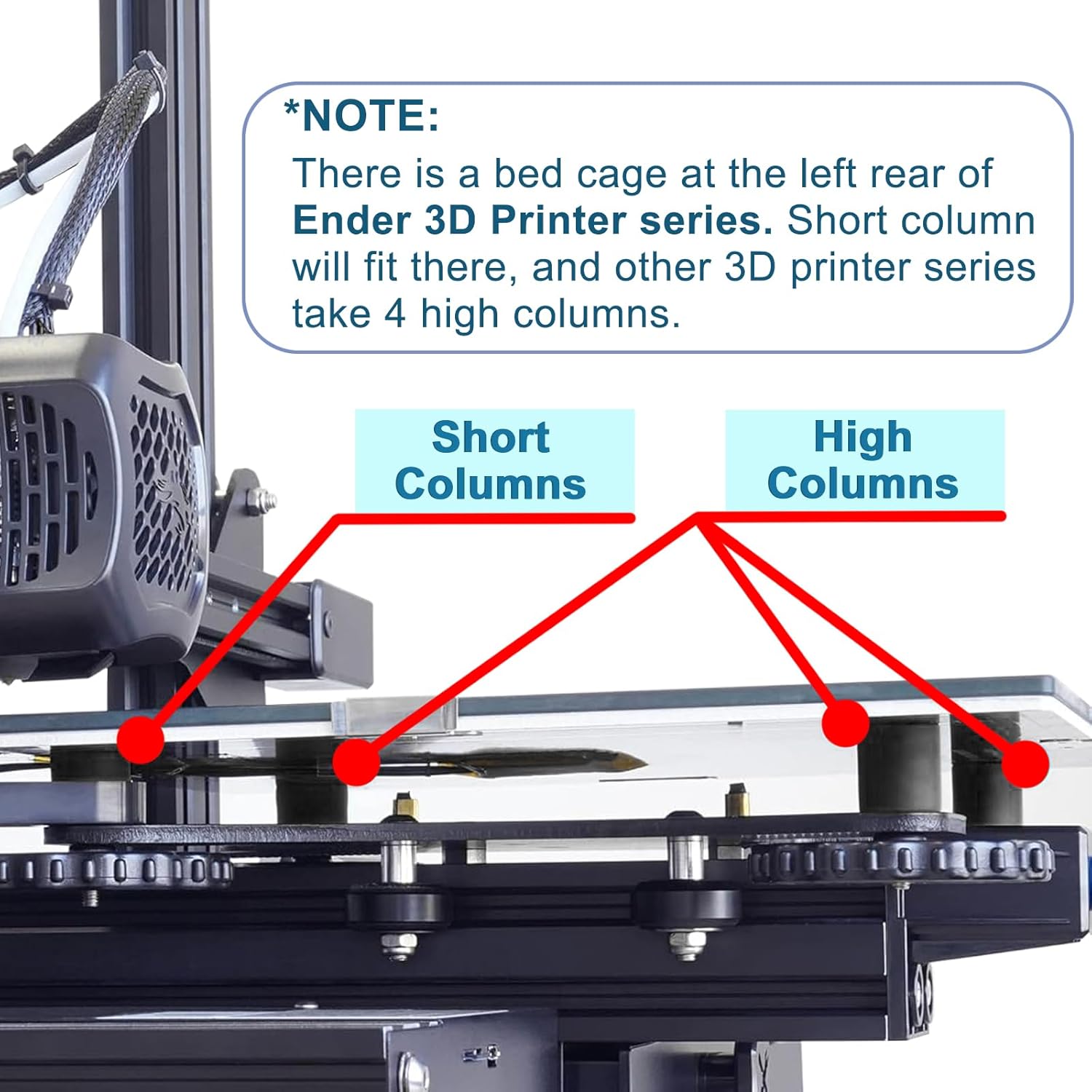 4PCS 3Dเครื่องพิมพ์เตียงร้อนLe - 3D Printer Bed Spring บทวิจารณ์และราคา