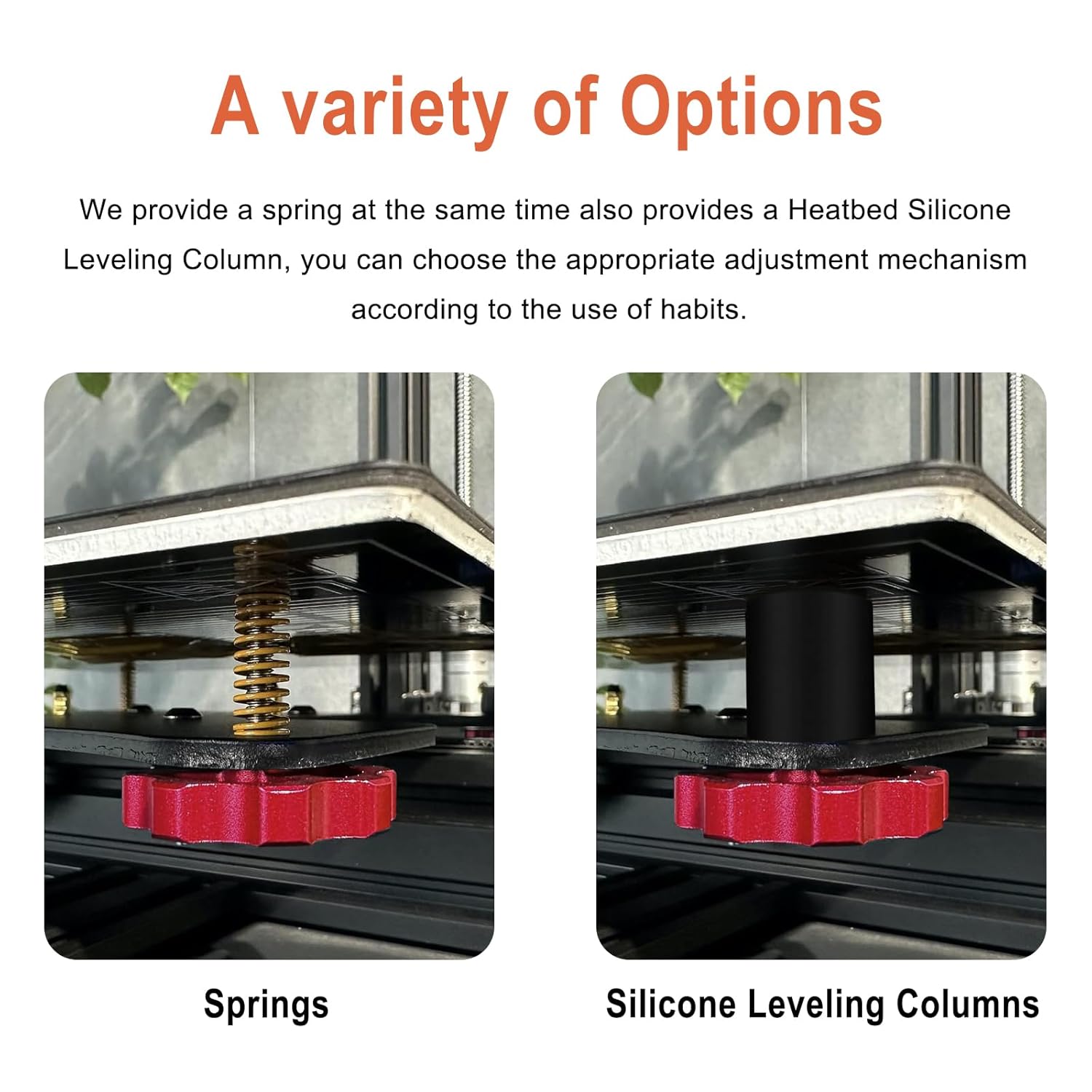 4PCS 3Dเครื่องพิมพ์เตียงร้อนLe - 3D Printer Bed Spring บทวิจารณ์และราคา