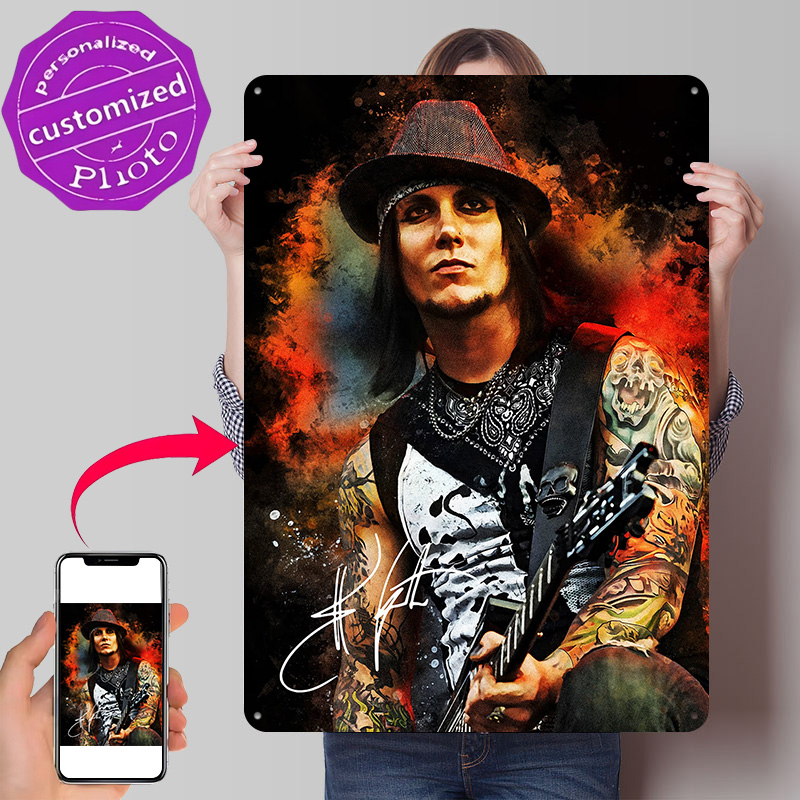 โปสเตอร์ภาพเหมือน Synyster Gat - 3D Printing Guitar บทวิจารณ์และราคา