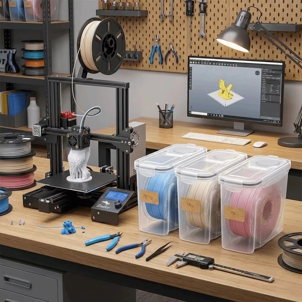 กล่องใส่ไส้พิมพ์ 3 มิติ โปร่งใ - 3D Printing For Medical บทวิจารณ์และราคา