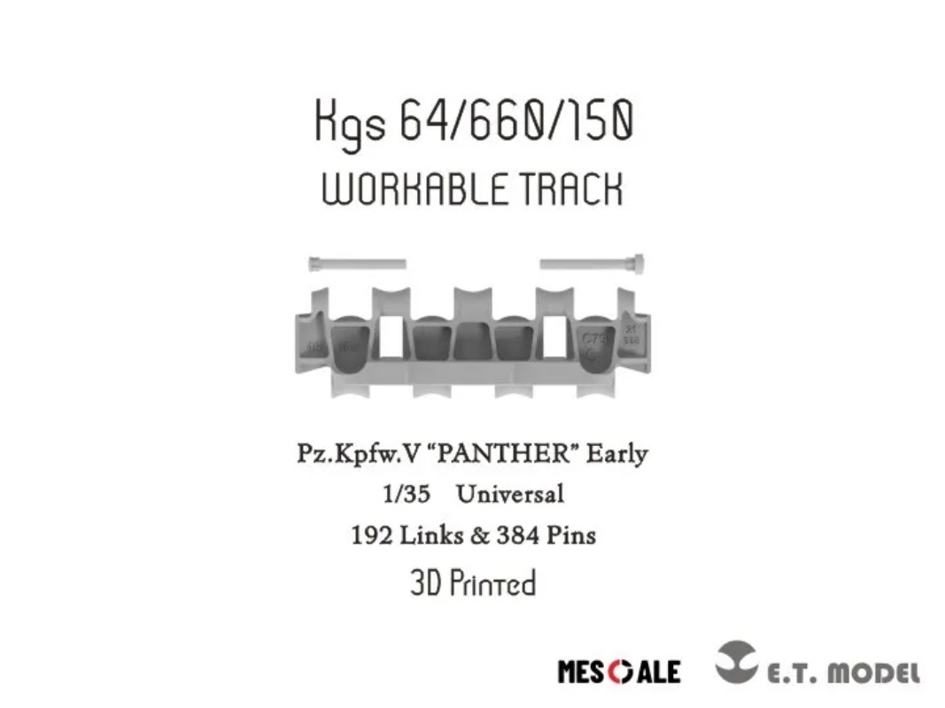ETmodel P35-002 1/35 Pz.Kpfw.V - 3D Printing Link บทวิจารณ์และราคา