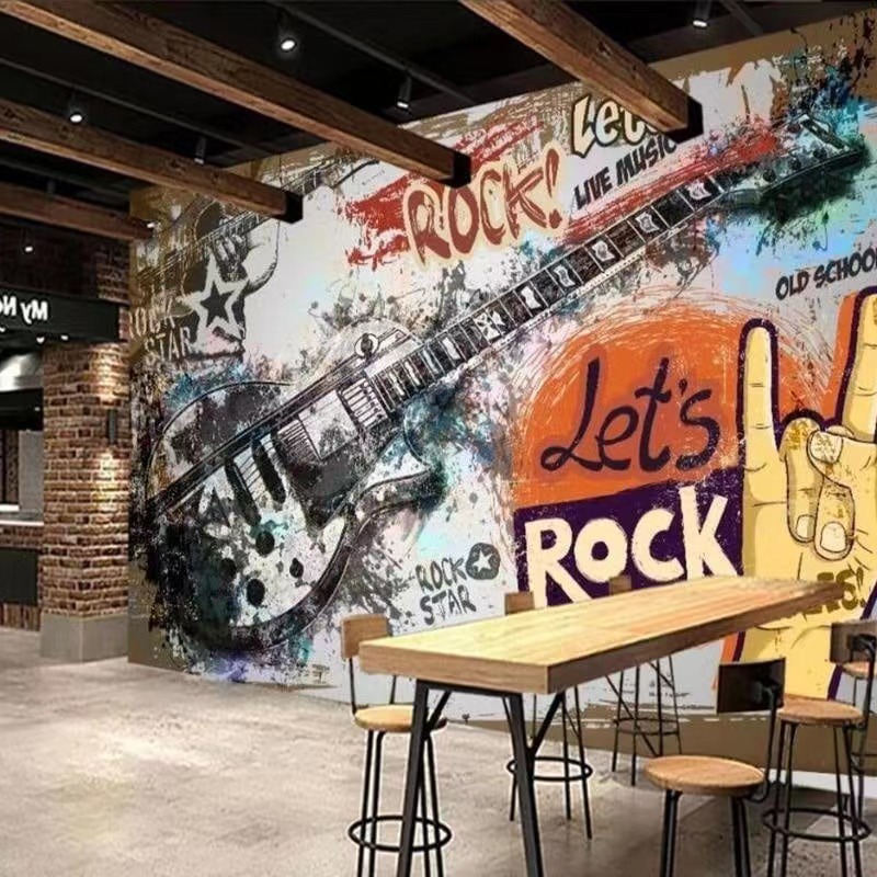 ภาพจิตรกรรมฝาผนังแบบกำหนดเองยุ - 3D Printing Guitar บทวิจารณ์และราคา