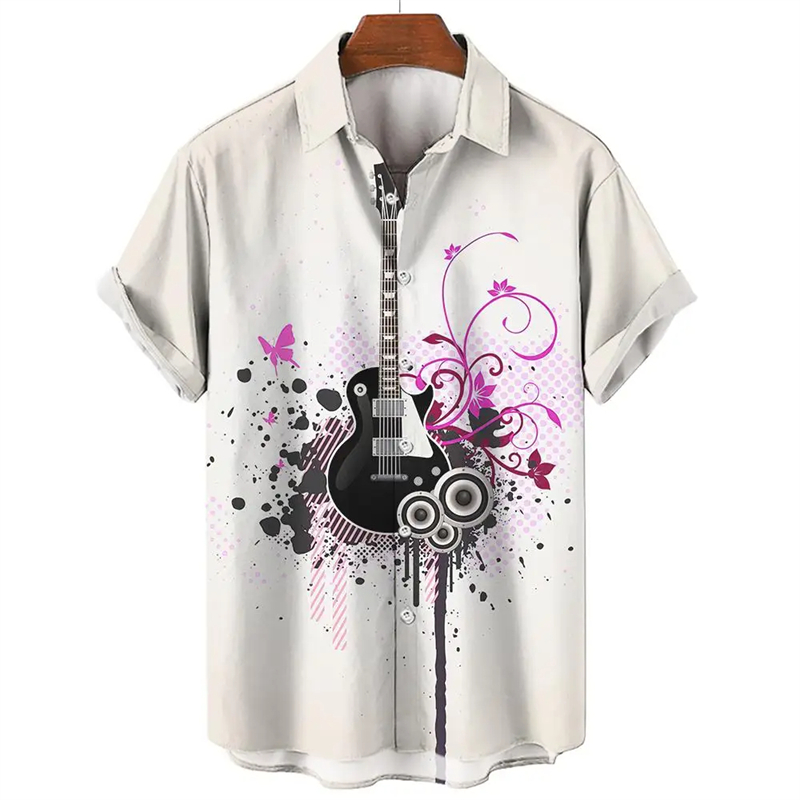 เสื้อฮาวายแขนสั้นสำหรับผู้ชาย, - 3D Printing Guitar บทวิจารณ์และราคา