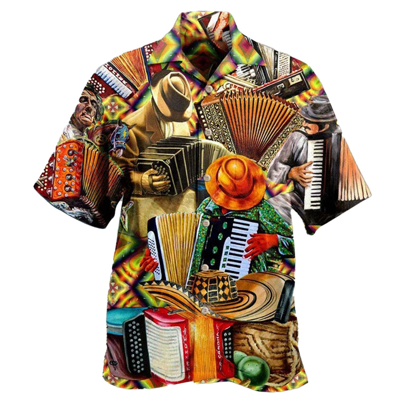 เสื้อฮาวายกราฟิกสำหรับผู้ชาย,  - 3D Printing Guitar บทวิจารณ์และราคา