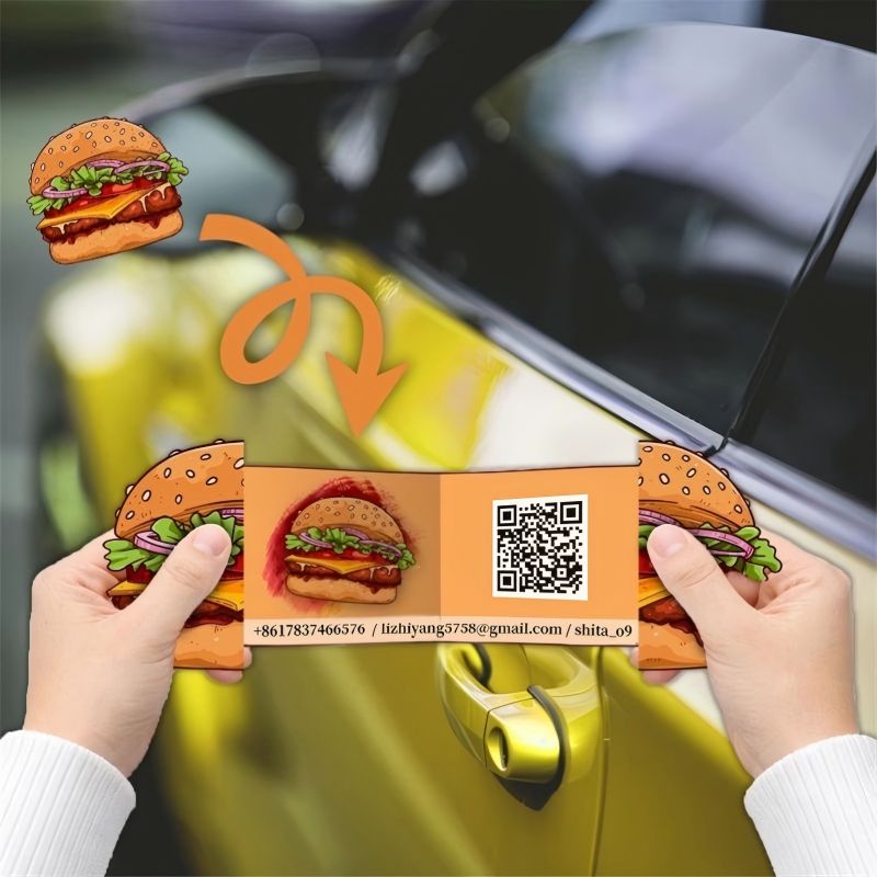 เทมเพลตการ์ดธุรกิจแบบป๊อปอัพ 3 - 3D Printing Qr Code บทวิจารณ์และราคา