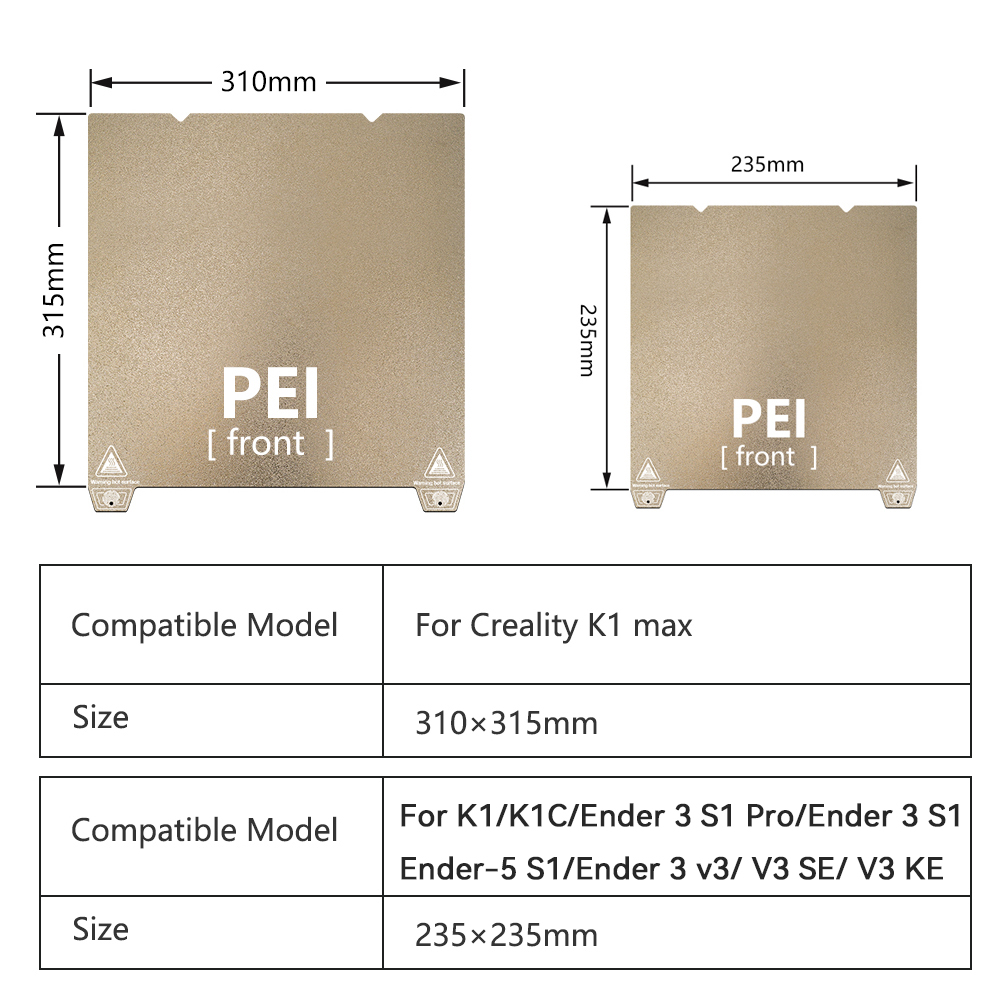 K1 Max สร้างแผ่นสําหรับ Creali - 3D Printer Bed Spring บทวิจารณ์และราคา