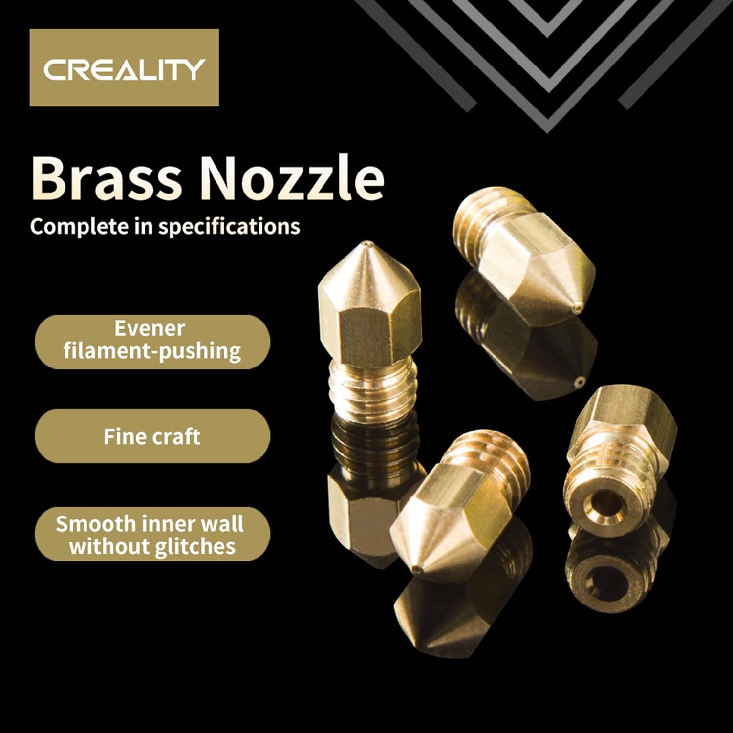 หัวฉีด Creality Ender 3/Ender  - 3D Printer Nozzle Brass บทวิจารณ์และราคา