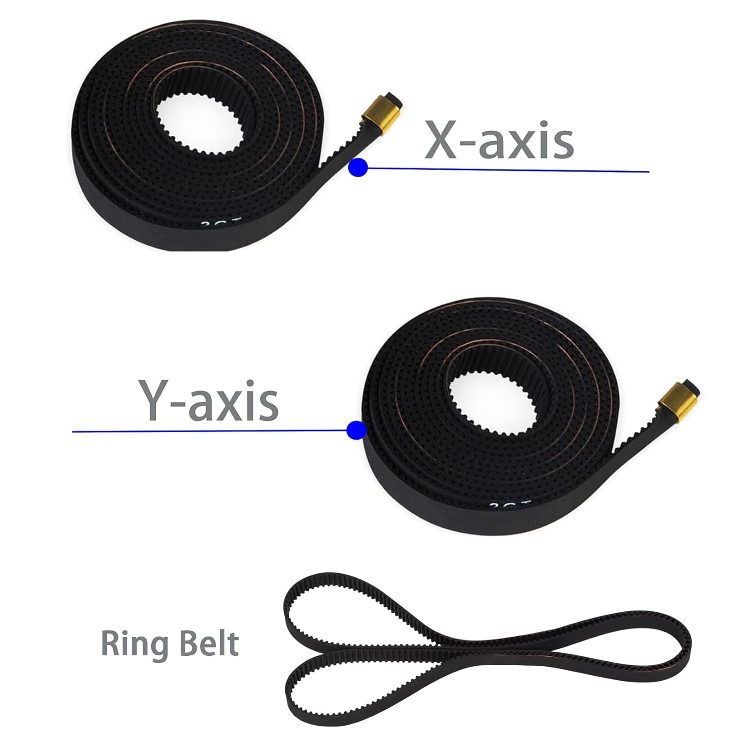 ชุดสายพานซิงโครนัสแกน X + Y สำ - 3D Printer Bed Spring บทวิจารณ์และราคา