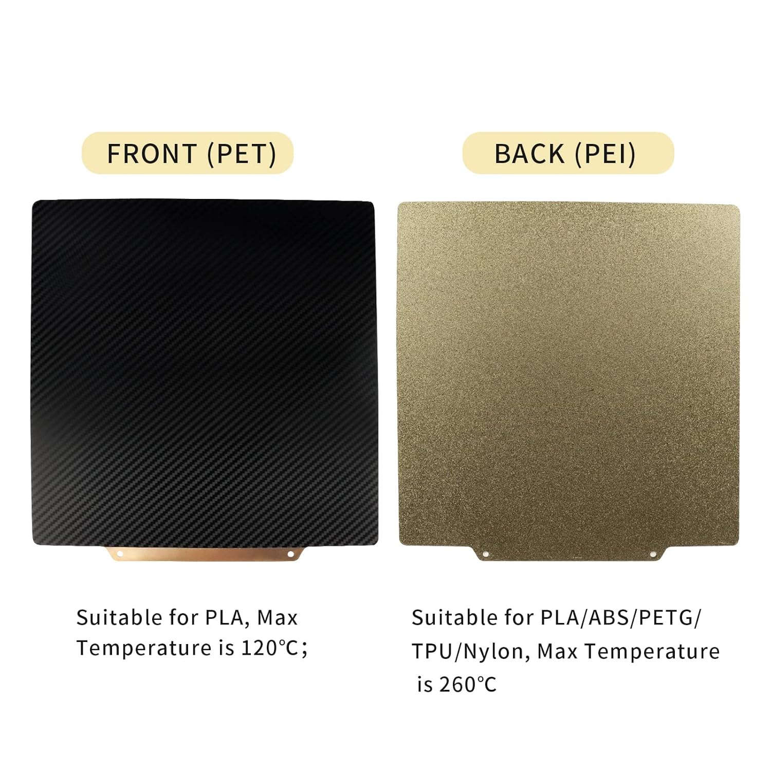 แผ่นพิมพ์ SV01/SV02 PEO PEI ขน - 3D Printer Bed Spring บทวิจารณ์และราคา