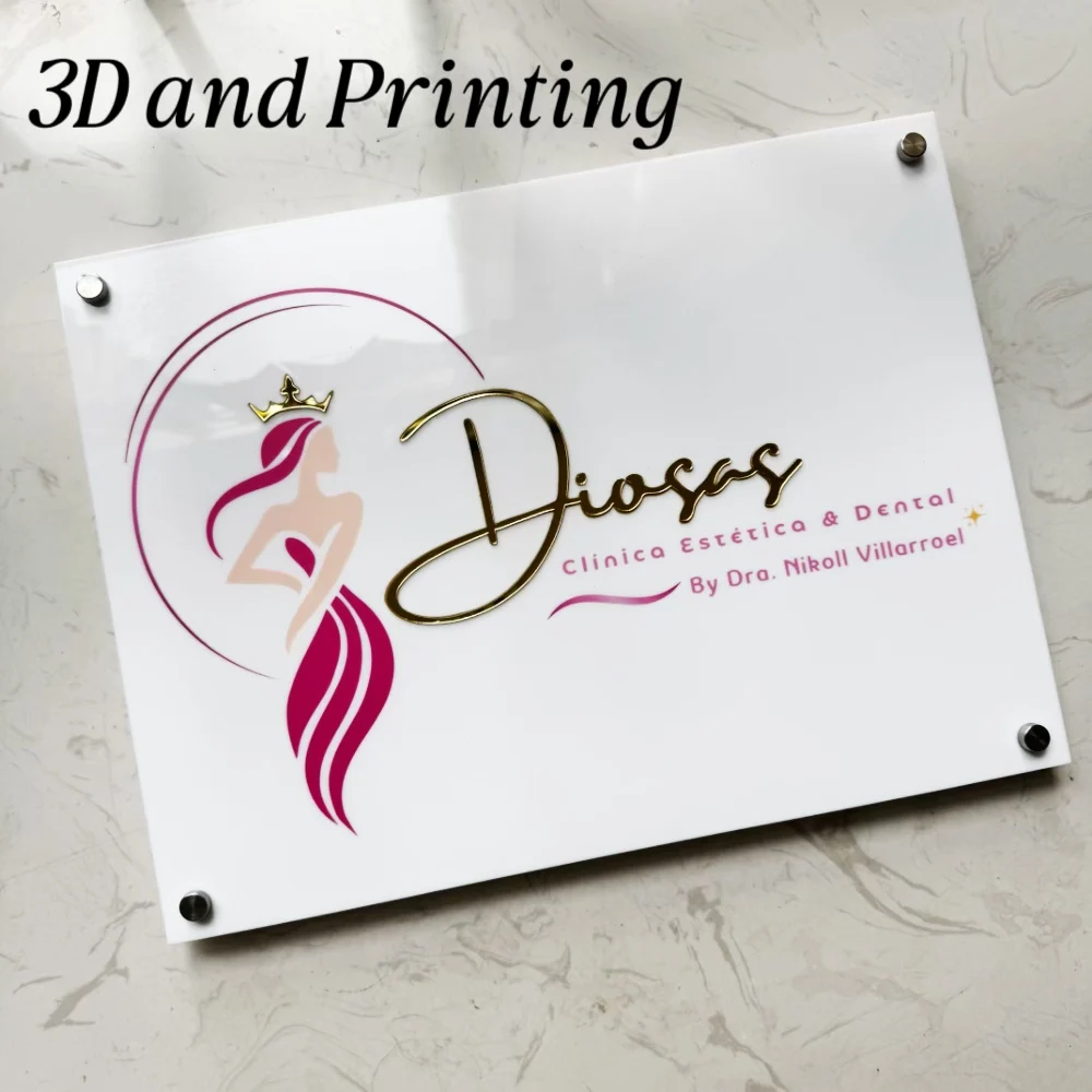 ป้ายอะคริลิคสีขาวทันสมัยพร้อมบ - 3D Printing Qr Code บทวิจารณ์และราคา