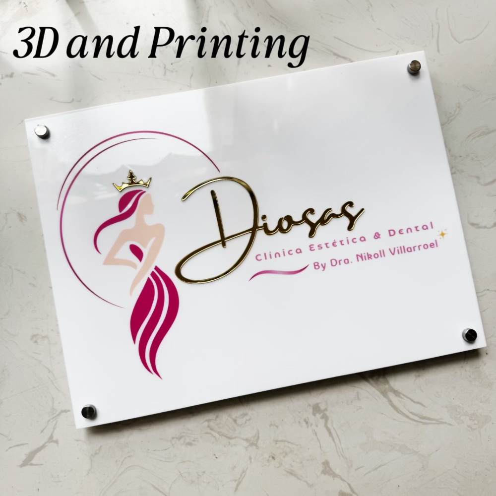 ป้ายอะคริลิคสีขาวทันสมัย พร้อม - 3D Printing Qr Code บทวิจารณ์และราคา