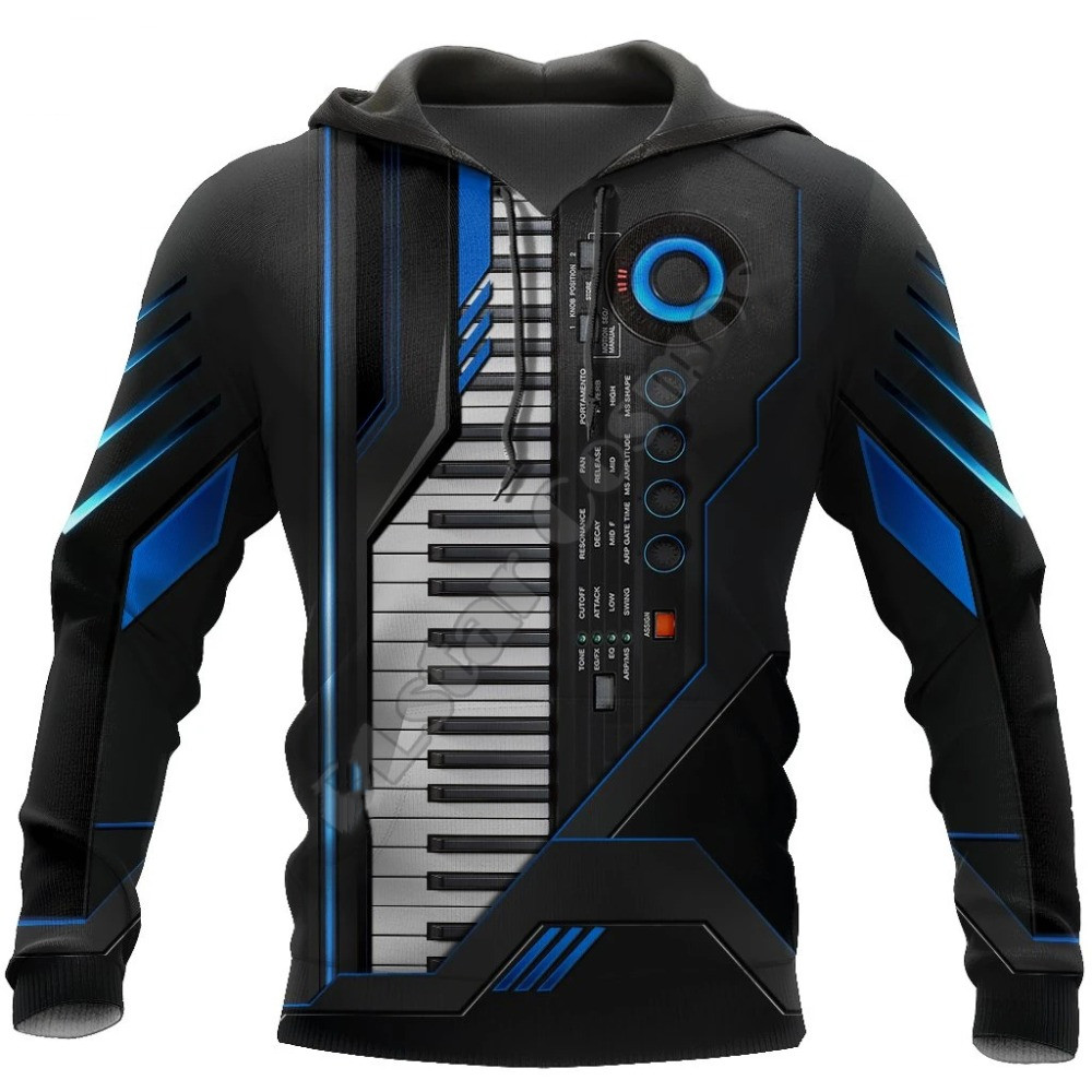 เสื้อฮู้ด/เสื้อยืดพิมพ์ลาย3D ส - 3D Printing Guitar บทวิจารณ์และราคา