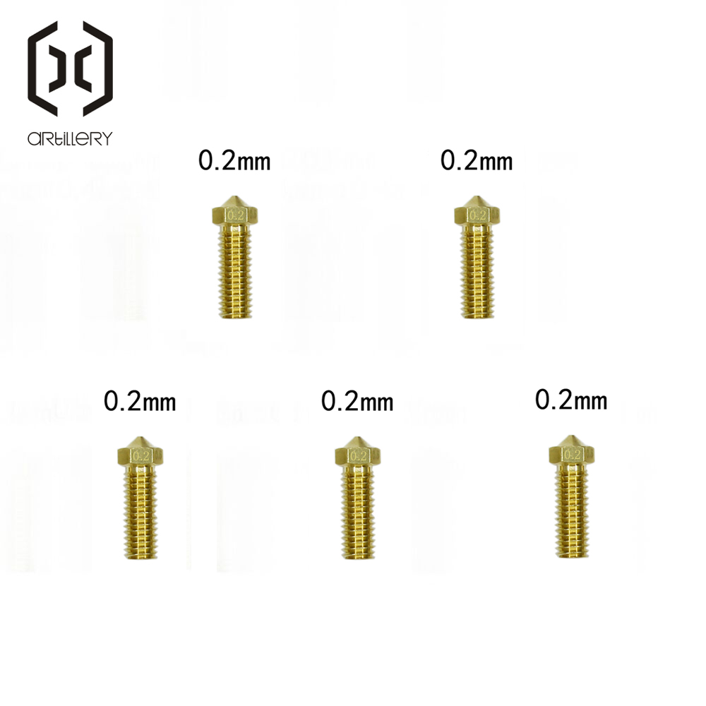 E3D ทองเหลืองหัวฉีด0.2/0.4/0.6 - 3D Printer Nozzle Brass บทวิจารณ์และราคา