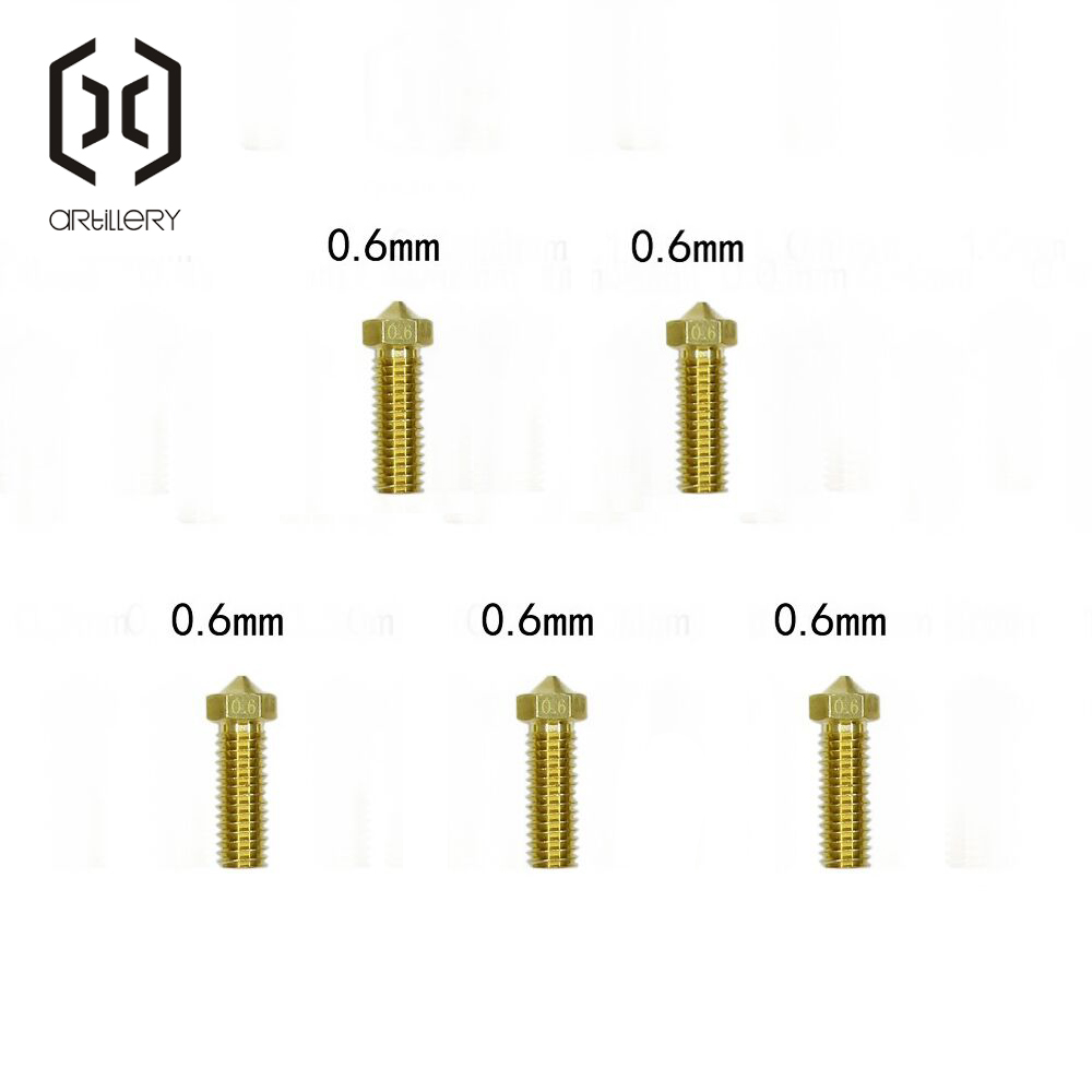E3D ทองเหลืองหัวฉีด0.2/0.4/0.6 - 3D Printer Nozzle Brass บทวิจารณ์และราคา