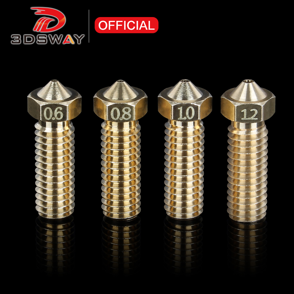 3DSWAY 3D ชิ้นส่วนเครื่องพิมพ์ - 3D Printer Nozzle Brass บทวิจารณ์และราคา