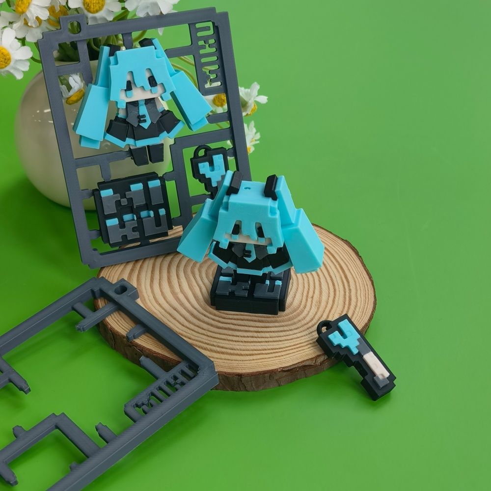 โมเดลฮัตสึเนะ มิคุ พิกเซลน่ารั - 3D Printing Yourself บทวิจารณ์และราคา
