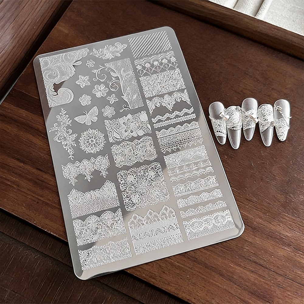 แผ่นปั๊มลายเล็บ 3 มิติ ลายผีเส - 3D Printing Template บทวิจารณ์และราคา