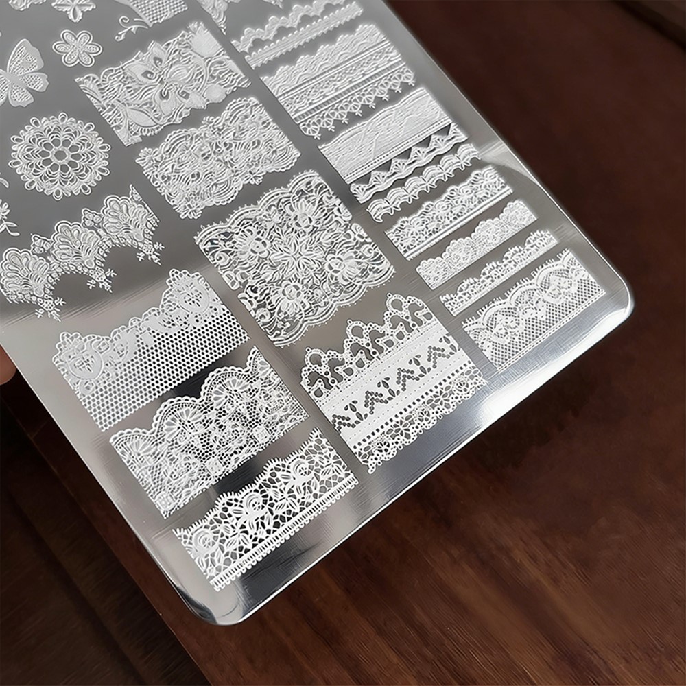แผ่นปั๊มลายเล็บ 3 มิติ ลายผีเส - 3D Printing Template บทวิจารณ์และราคา