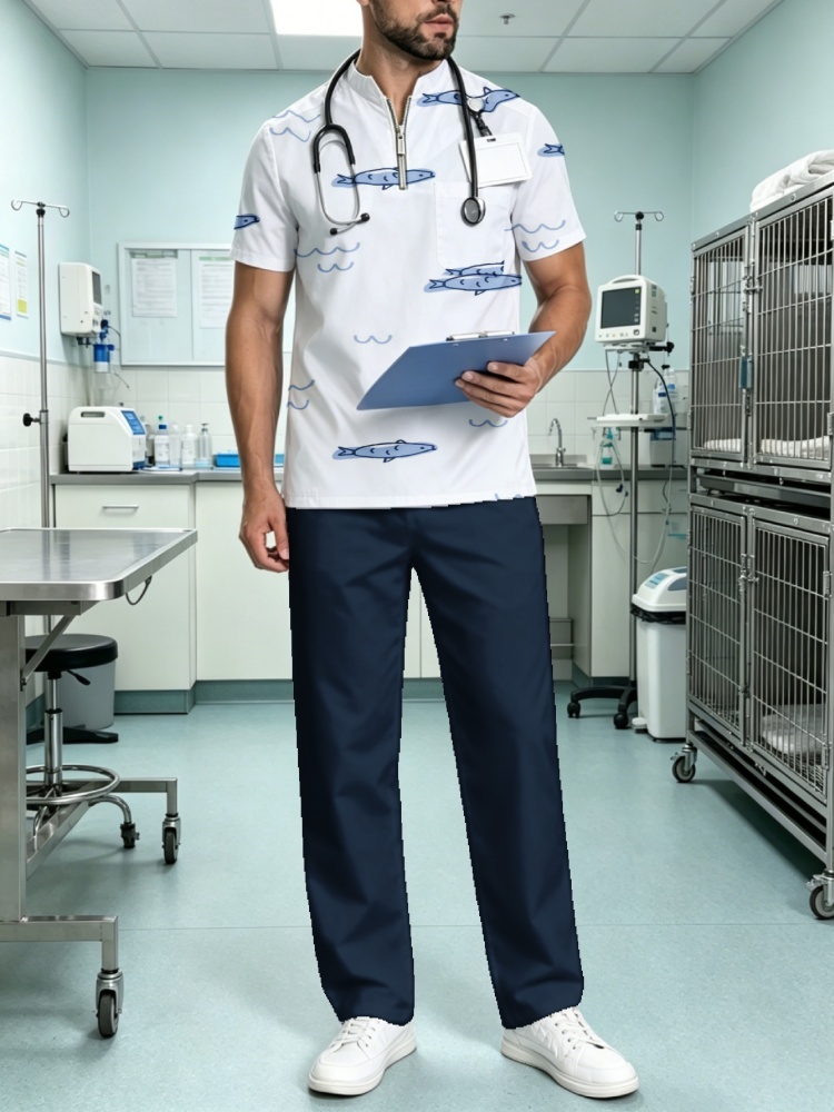 ชุดยูนิฟอร์มแพทย์พยาบาลลายปลาท - 3D Printing For Medical บทวิจารณ์และราคา