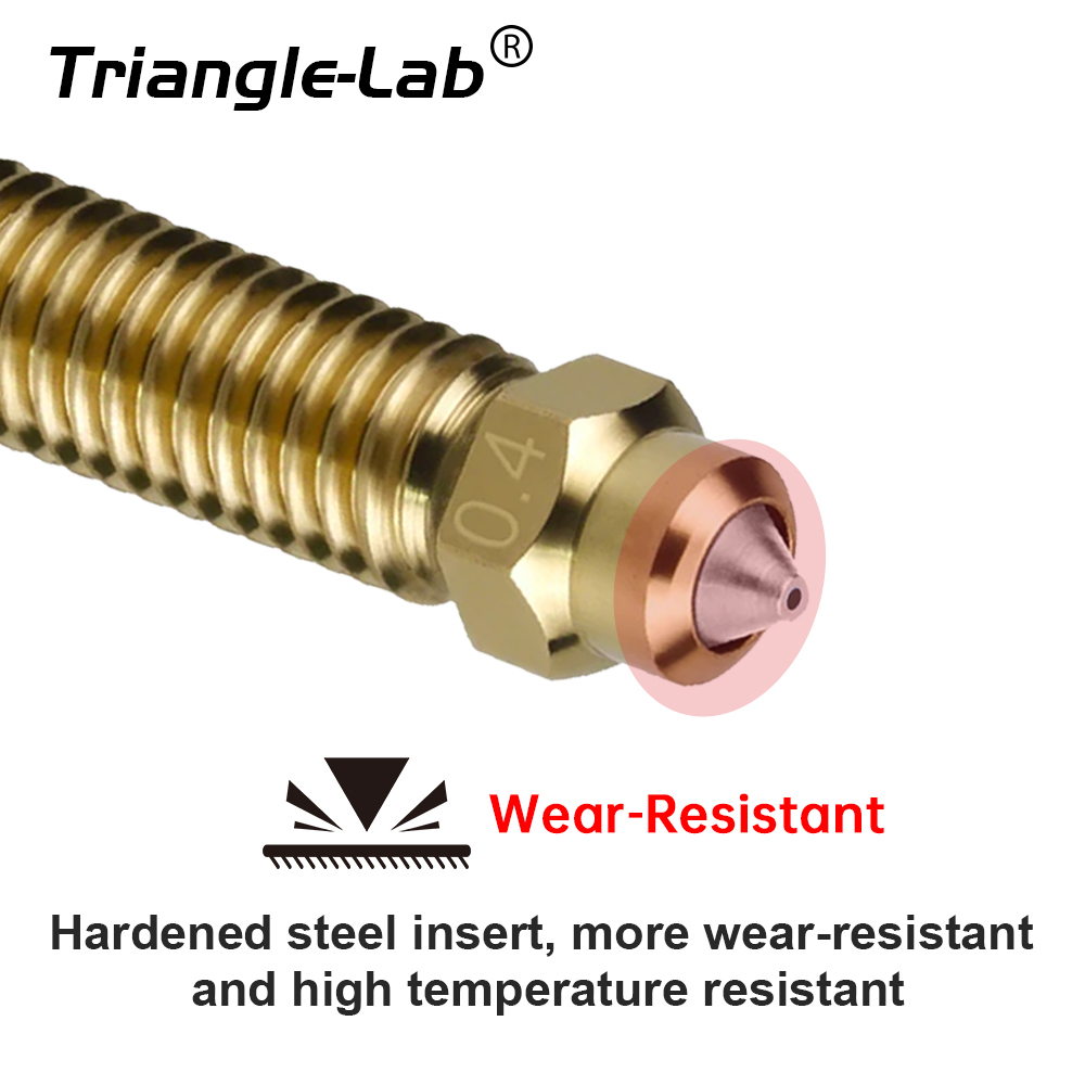 ไทรแองเกิลแล็บ ®   หัวฉีดทองเห - 3D Printer Nozzle Brass บทวิจารณ์และราคา
